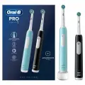 Набор электрических зубных щеток Oral-B Pro Series 1 бирюзовый/черный