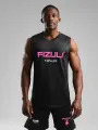 Майка спортивная FIZULI V-NECK, 1 шт., размер XS, черный 3