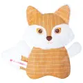 Мягкая игрушка Мякиши Лиса, 34 см, 34х20х34 см, бежевый