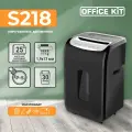 Шредер Office Kit S218, размер фрагмента 1,9х13, уровень секретности P-5, уничтожает 25 листов