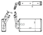 Радиатор отопителя FORD Transit 260 (06-) NRF NRF арт. 54228