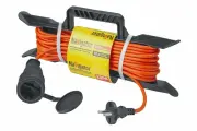 Удлинитель силовой на рамке Navigator 93 924 NPE-F, 1 розетка, 30м, б/зазем, IP44