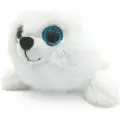 Mimis Нерпа пищалка в шапке детская игрушка для малышей с ярким звуком и мягким корпус