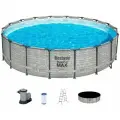 Каркасный бассейн Steel Pro Max Bestway 5618Y, круглый, 549см, картриджный насос, лестница
