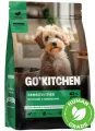 GO'KITCHEN ягненок с овощами, полнорационный беззерновой сухой корм для щенков и собак всех возрастов для чувствительного пищеварения, 1,59 кг