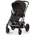 Cybex Balios S LUX (Chocolate Brown на шасси Taupe с дождевиком 2026)