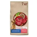 Сухой корм Purina One Мини Взрослая для собак мелких пород старше 1 года Говядина, 7 кг.
