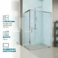 Душевой уголок GWMPKB019R 120x125 см, цвет фурнитуры хром блестящий, стекло бесцветное закаленное 6 мм