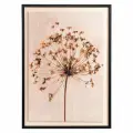 Панно декоративное Bergenson Bjorn Plant, с черной рамой, 50х70 см