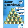 Филе цыпленка в собственном соку 180 гр. Perva Fitness спорт питание - 15 шт.