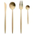 Xiaomi Набор столовых приборов Maison Maxx Stainless Steel Modern Flatware, 4 предмета gold 1 4