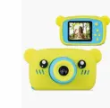 Детский цифровой фотоаппарат, медвежонок желтый