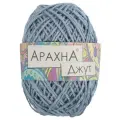 Пряжа ARACHNA Jute 5 шт. по 100 г 90 м 100% джут № 009 св. голубой