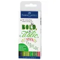 Faber-Castell набор капиллярных ручек Pitt Artist Pen Lettering (267117), 6 шт.
