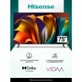 85 Телевизор HISENSE 85E7S PRO 144 Гц, 4K Ultra HD (3840x2180), QLED & DLED подсветка, есть Smart TV, серый, релиз 2026