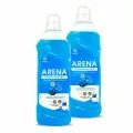 Средство для мытья пола GraSS ARENA с полирующим эффектом, водяная лилия, 1000 мл (2 шт)