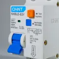 Дифференциальный автоматический выключатель CHINT NXBLE-63Y 1P+N 50А 30mA электронный тип AС, х-ка С, 4.5kA