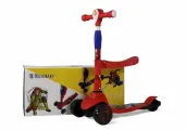 Детский самокат RiverToys HB-101-RED красный от 1 года с сиденьем