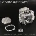 Головка цилиндра Alpha, Active, Delta, TTR 110/125 (в сборе) (Ø52,4) (d=20/23, +свеча) 139FMB, 152FMI BEEZMOTO
