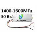 30 Вт 1400-1600МГц 1.4-1.6ГГц Усиливатель мощности радиочастоты, модуль усиления сигнала модуль источник сигнала сweep