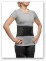 Корсет ортопедический противорадикулитный усиленный Орт. ПР-312 ус, ширина: 22 см, кол-во рёбер жёсткости: 6, Чёрный, №5, XL, 109-122 см