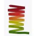 Лента PASTORELLI с переходом цвета ARCHE' PLATINUM 5м. 05951 Красный-Оранжевый-Желтый-Лайм FIG