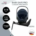 Комплект: автокресло с базой Britax Roemer BABY-SAFE PRO и VARIO BASE 5Z, Style Night Blue (автолюлька переноска для новорожденных 0+ и поворотная база с ISOFIX)