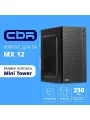 Корпус mATX Minitower MX12, без БП PCC-MATX-MX12-WPSU