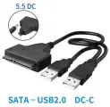 Кабель переходник адаптер USB 2.0 - SATA для HDD 2,5 / 3,5 и SSD