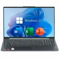15.6 Ноутбук Lenovo IdeaPad Slim 3, IPS, AMD Ryzen 7 7730U (4.5 ГГц), RAM 16 ГБ, SSD 1024 ГБ, AMD RX Vega 8, Windows 11 Pro + Office 2021 Pro Plus, Русская раскладка, Ростест (ЕАС)