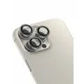 BlueO защитное стекло на камеру iPhone 15 Pro Max - Armor metal 3шт, цвет: серый (+installer)
