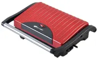 Сэндвичница Kitfort КТ-1609 Panini Maker красный/черный, термопластик/нерж. сталь, 640Вт, Антипригарн