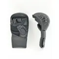 Перчатки для ММА RagE Fight Gear, черные, искусственная кожа, S