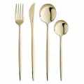 Набор столовых приборов Liberty Jones Globe LJ0000205, золотистые, 16 предметов