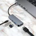 Компактный концентратор USB Type-C -> USB-C + HDMI + USB + PD