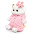 Мягкая игрушка Budi Basa подружка кота Басика-кошечка Ли-Ли Baby в комбинезоне и с цветочком, 20 см