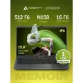 Ноутбук Azerty RB-1561 (15.6 IPS 1920x1080, N150 4x0.8GHz, 16Gb DDR4, 512Gb SSD)
