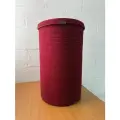 Плетеная корзина для хранения с крышкой 30х50см