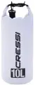 Гермомешок, герморюкзак, влагозащитная сумка CRESSI с лямкой DRY BAG объем 10 литров белый