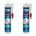 Герметик силиконовый санитарный Tytan Professional прозрачный 280 мл (2 шт.)