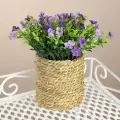 Искусственный цветок в кашпо Броваллия 20 см пурпурная, Koopman, 317221320-3