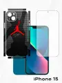 Защитная пленка на экран + задняя панель для iPhone 15, виниловая пленка на телефон, бронепленка