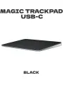 Трекпад Apple Magic Trackpad 3, Multi Touch/Force Touch, Black (MXKA3)