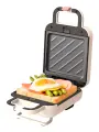 Бутербродница Liven Sandwich Maker (C-2Q) White, антипригарное покрытие, белая