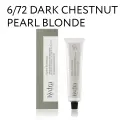 Kydra Le Salon Botanique 6/72 Ammonia-free hair Dark Chestnut Pearl Blonde Крем-краска для волос без аммиака, 60 мл