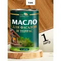 Масло для дерева OAK AFFECTION Тик, для террас и фасадов, полуглянцевое