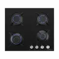 Панель варочная HOMSair HGG641EBK, чёрный, газовая, 4 конфорки