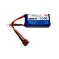 Аккумулятор Li-Po Spard 2000mAh, 7,4V, 20C, T‐plug для Remo Hobby 1/16, Himoto 1/18