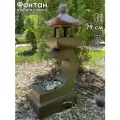 Фонтан садовый декоративный уличный Waterfall Feng Shui 79 см / Фонтанчик с подсветкой