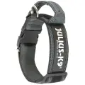JULIUS-K9 ошейник для собак Color & Gray (47-67см/5см), закрытая ручка + скрытый локер, черный